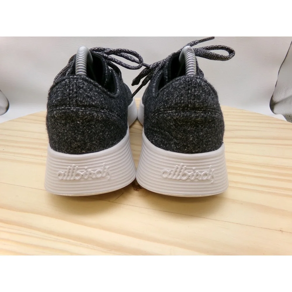 Allbirds Wool‎ Runner 2 WR2 Shoes Mens Dark Gray Sz 8.5 Sneakers Lace Up